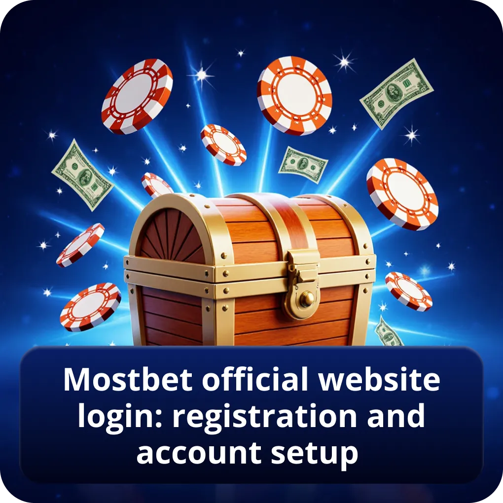 Mostbet official website login: registration and account setup